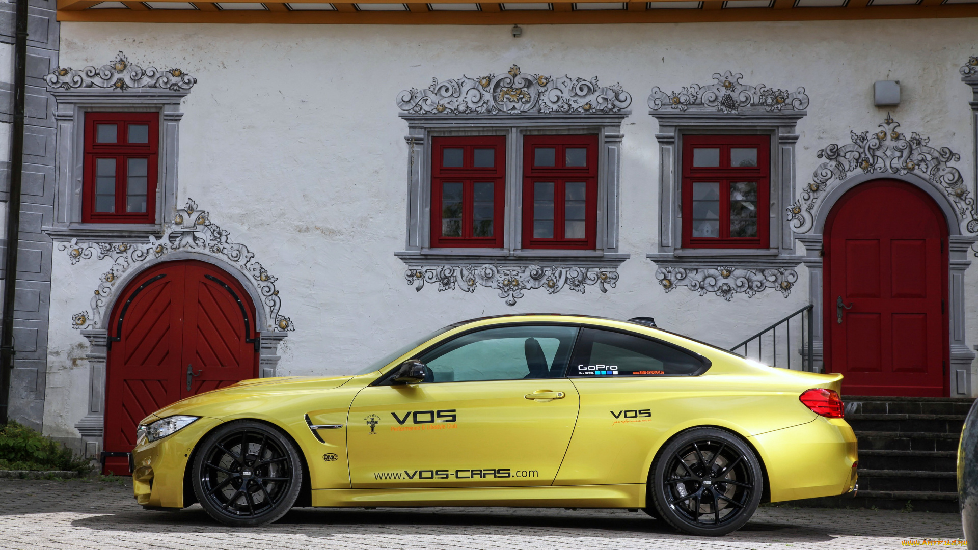 автомобили, bmw, vos, m4, coupе, f82, 2015г, желтый