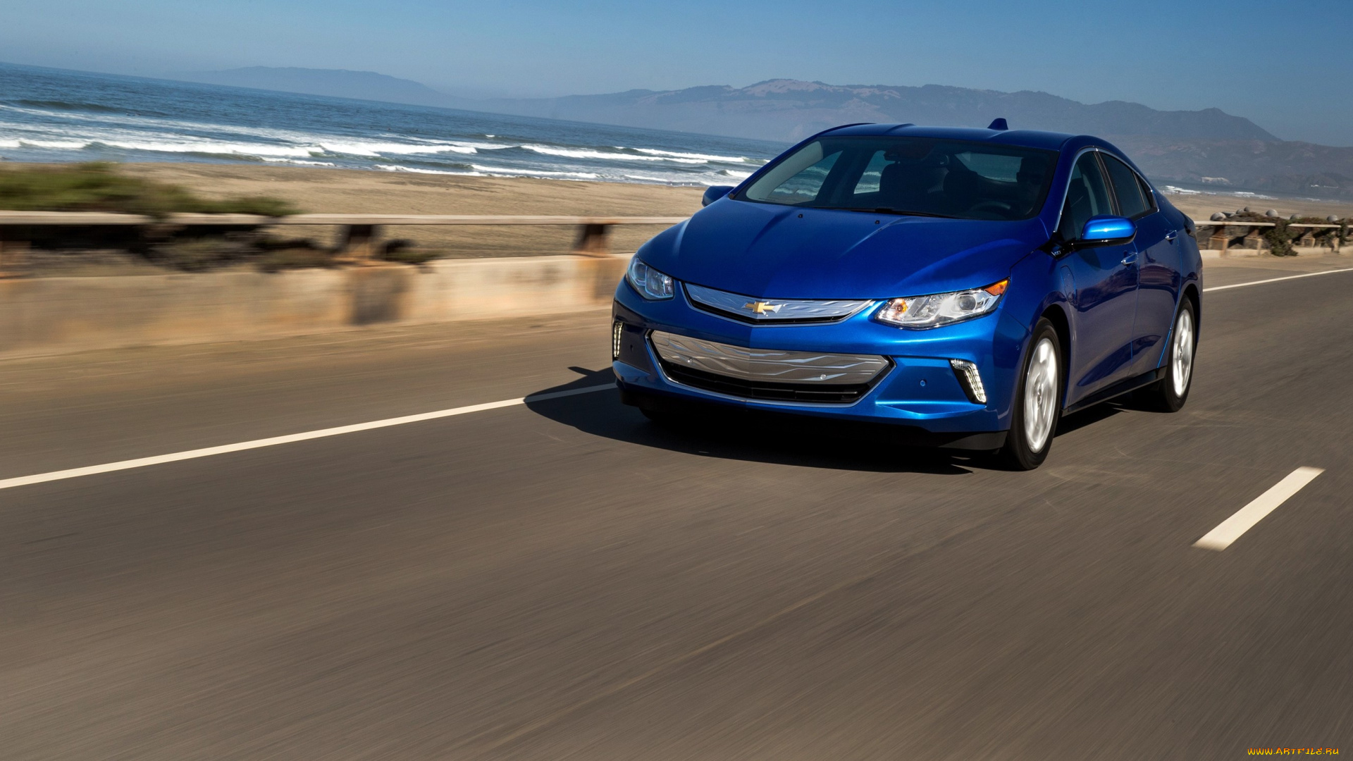 автомобили, chevrolet, 2016, г, volt, синий