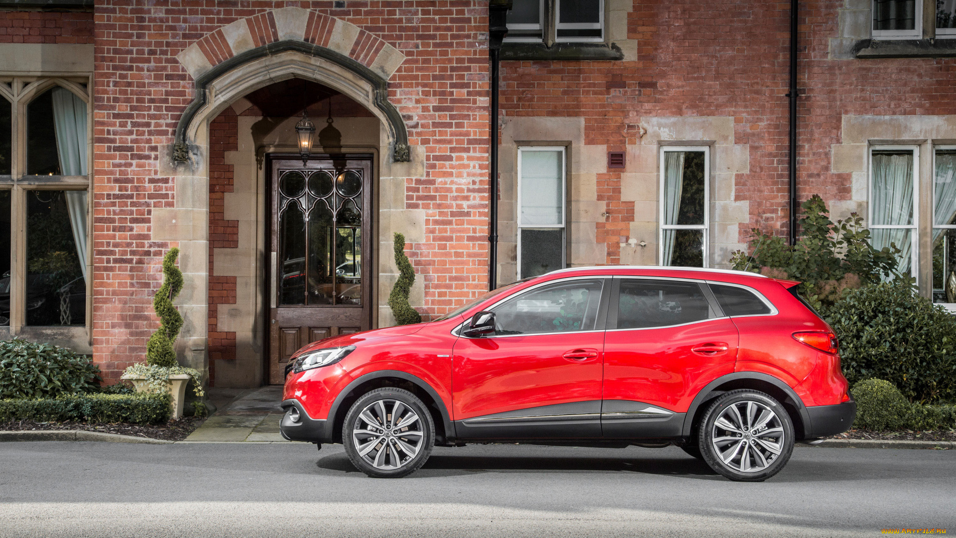 автомобили, renault, kadjar, bose, uk-spec, 2015г, красный