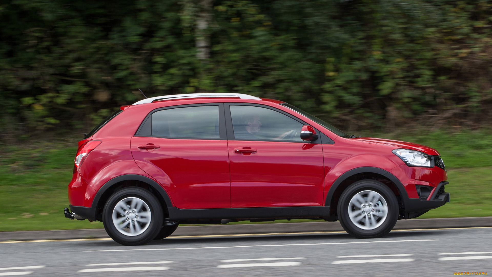 автомобили, ssang, yong, ssangyong, korando, uk-spec, красный