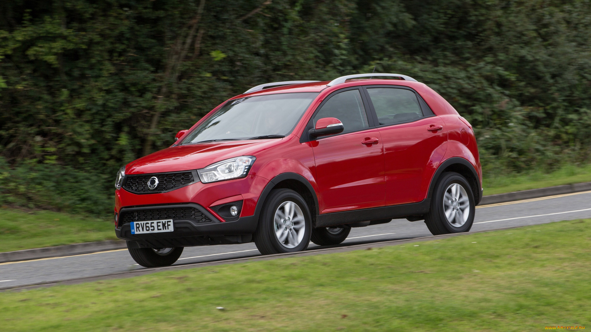 автомобили, ssang, yong, ssangyong, korando, uk-spec, красный