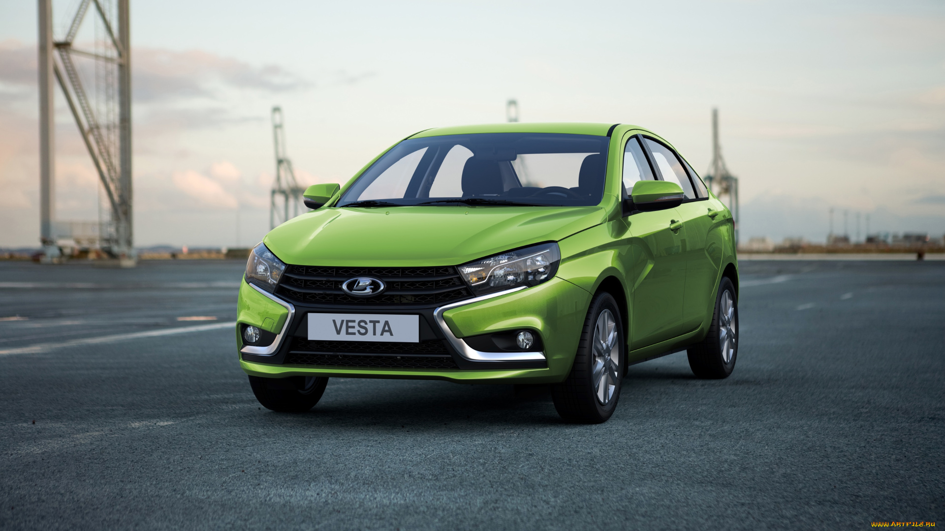 автомобили, ваз, lada, vesta, gfl, 2015г