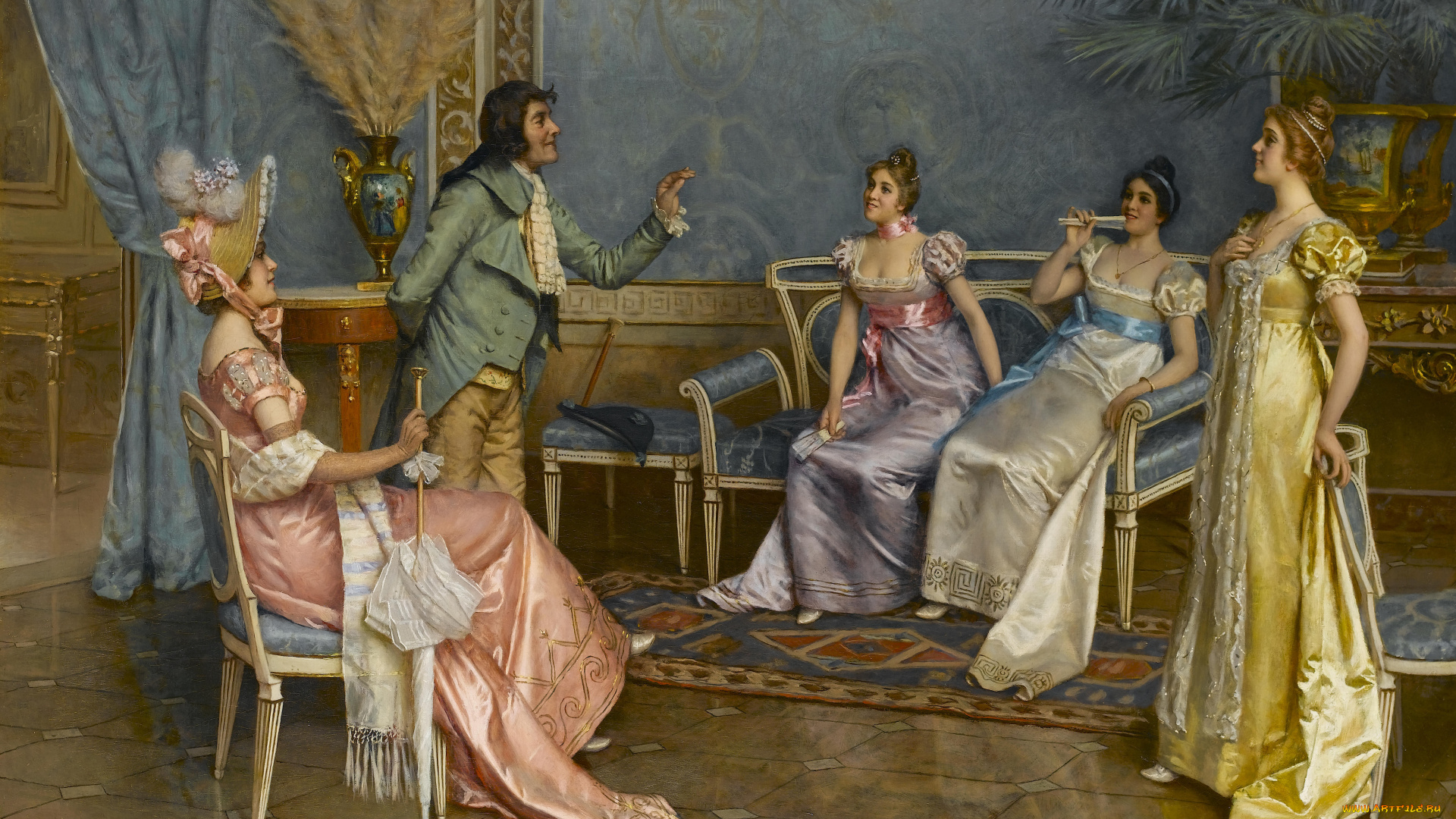 italo, nunes, vais, -, урок, этикета, рисованное, живопись, манеры, учитель, дамы