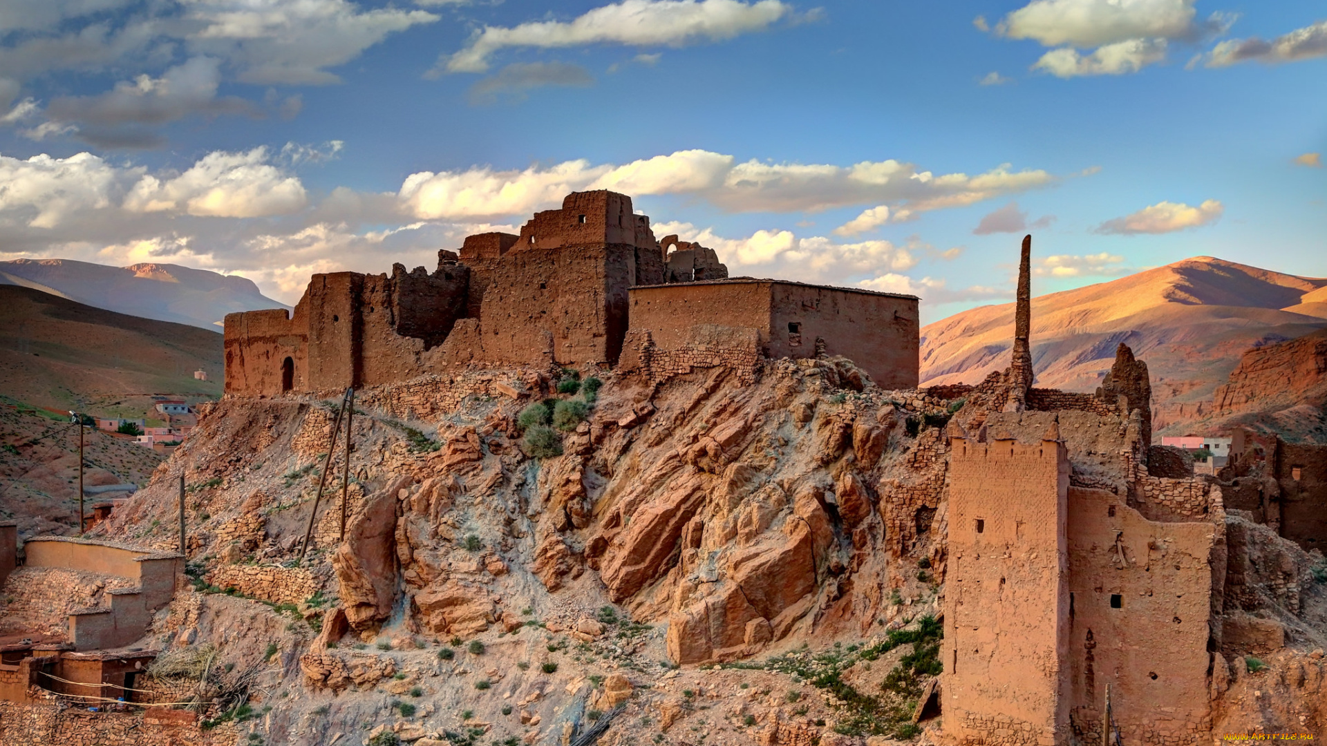 semi, abandoned, place, города, -, дворцы, , замки, , крепости, фортпост, пустыня