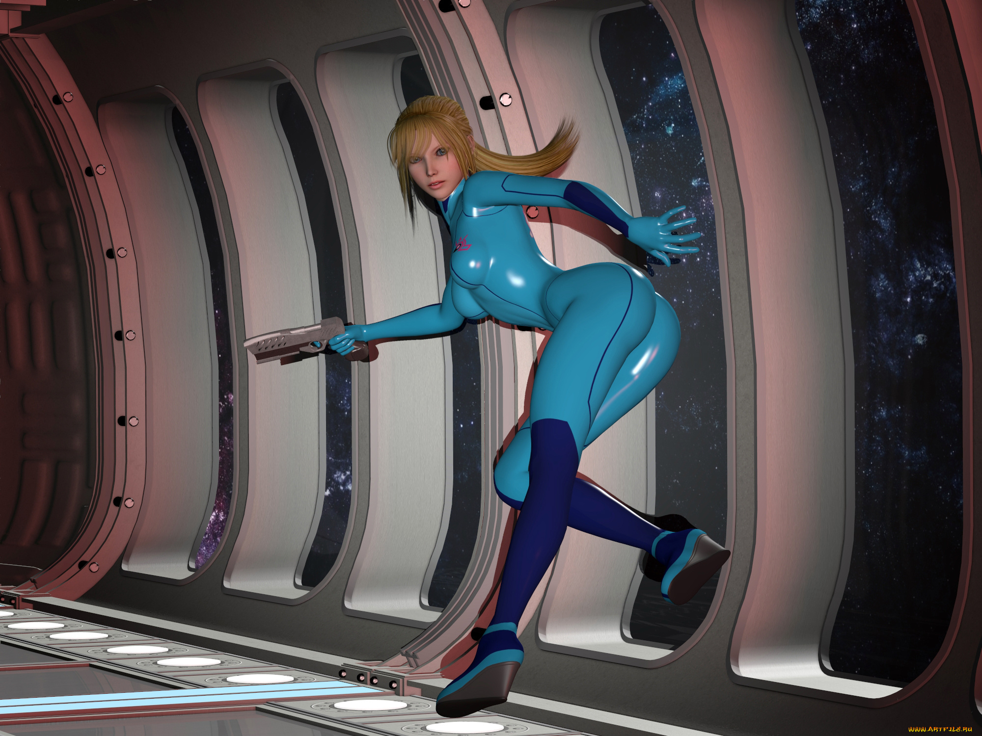 3д, графика, фантазия, , fantasy, взгляд, девушка, оружие, фон