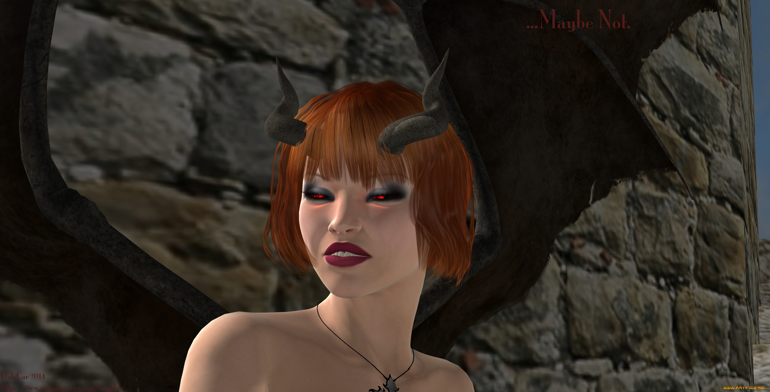 3д, графика, существа, , creatures, кастаника, взгляд, фон