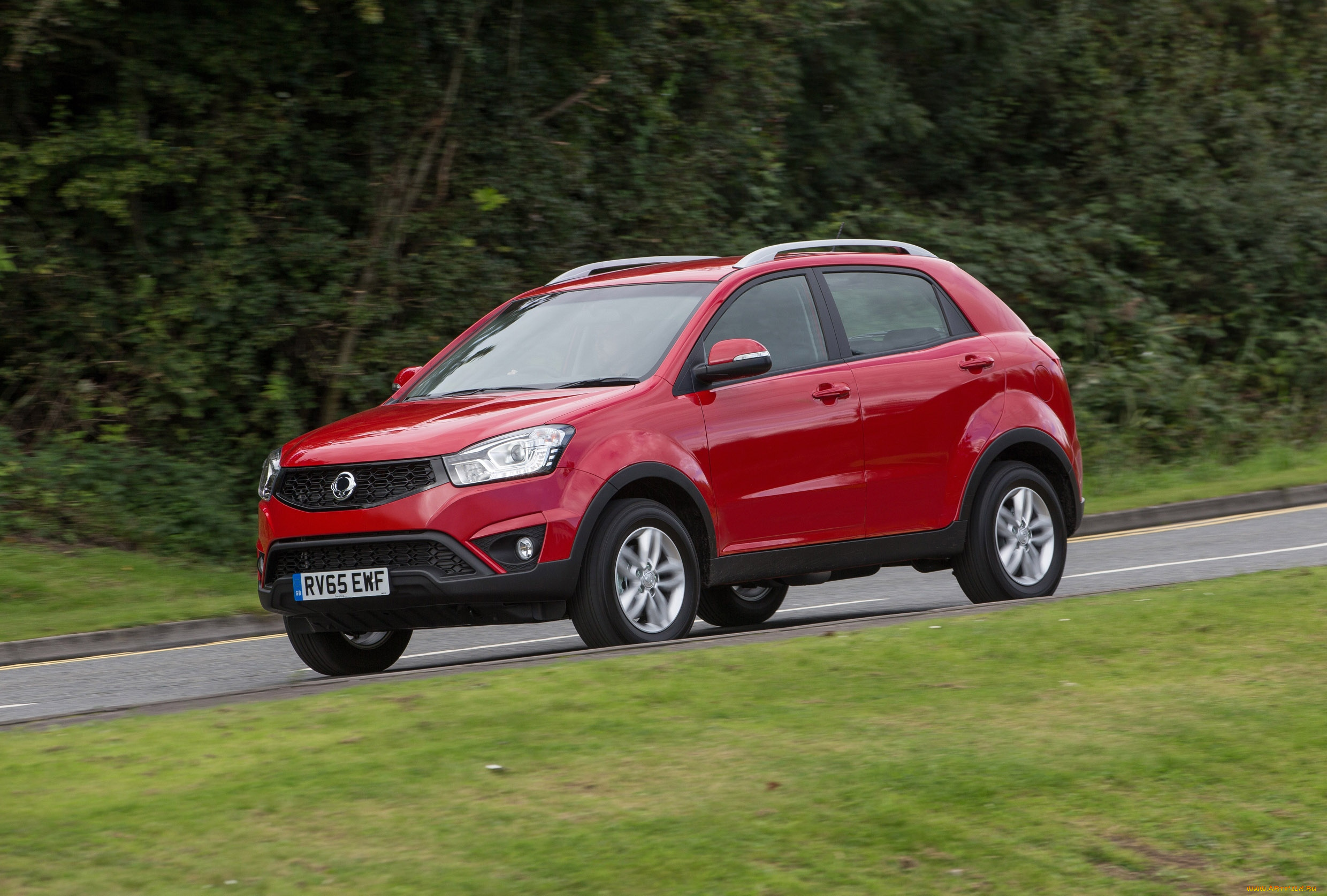 автомобили, ssang, yong, ssangyong, korando, uk-spec, красный