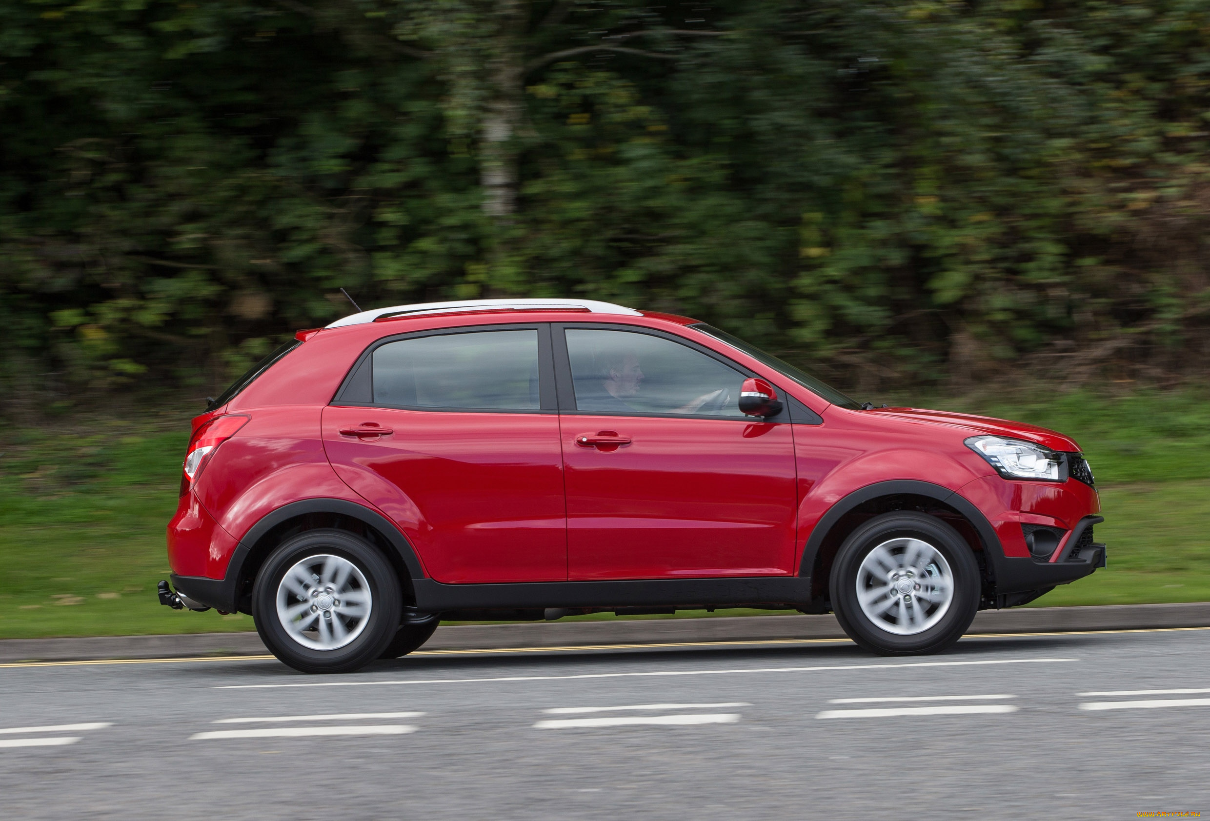 автомобили, ssang, yong, ssangyong, korando, uk-spec, красный