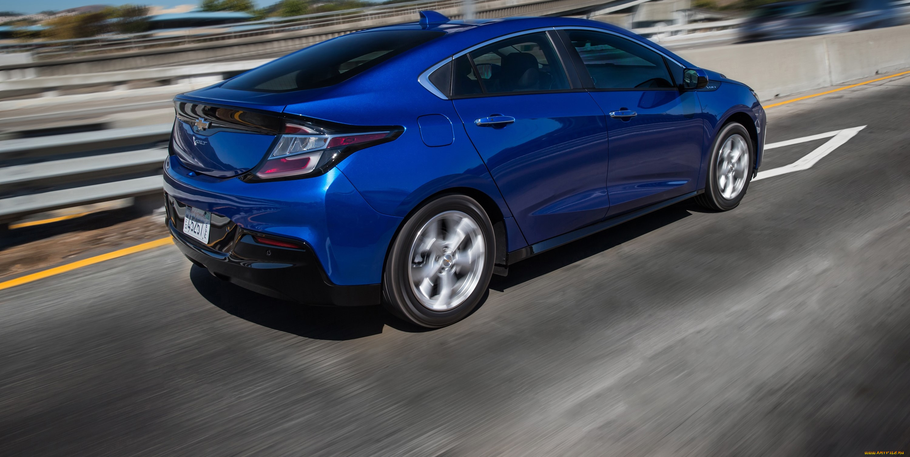 автомобили, chevrolet, 2016, г, volt, синий