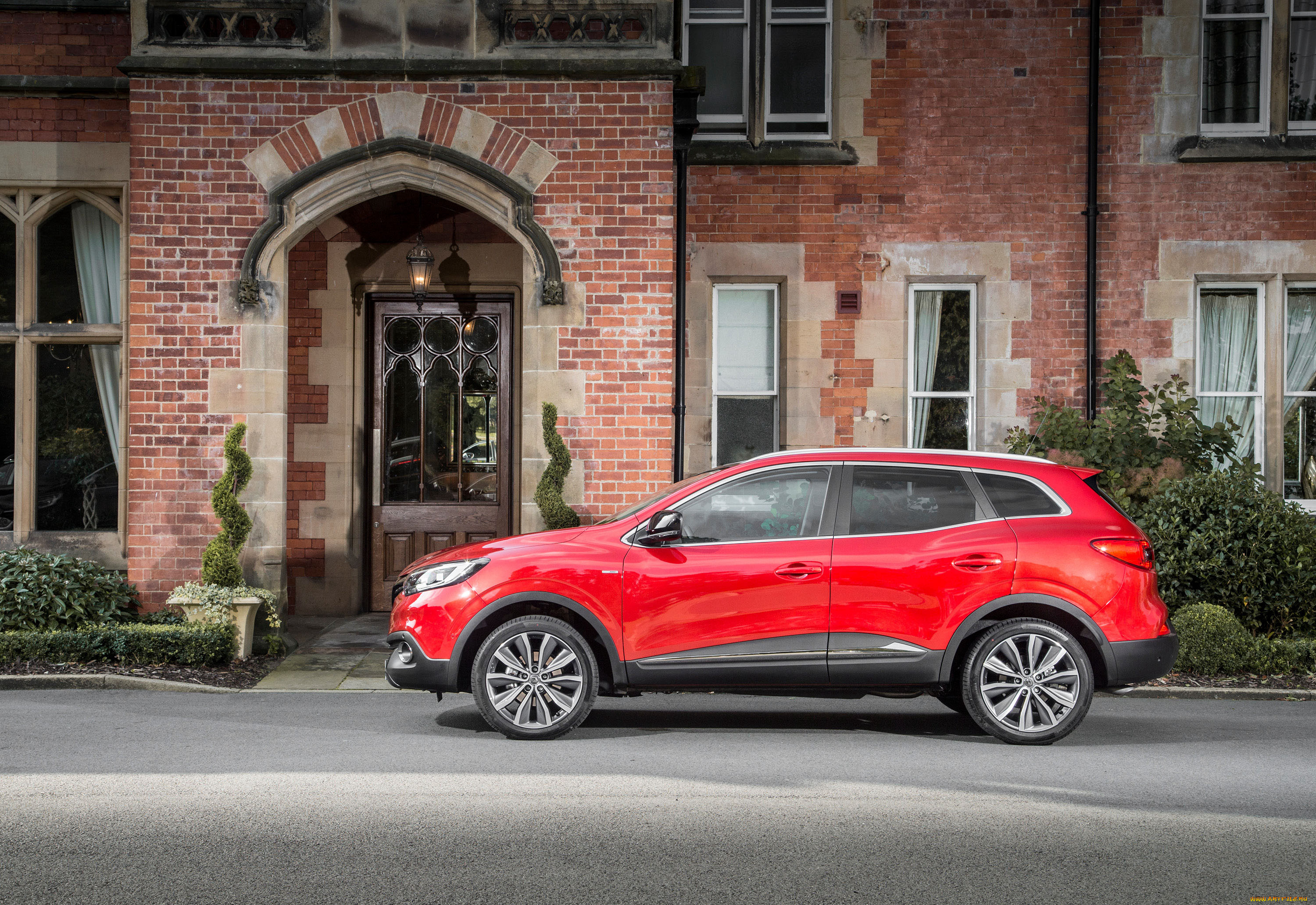 автомобили, renault, kadjar, bose, uk-spec, 2015г, красный