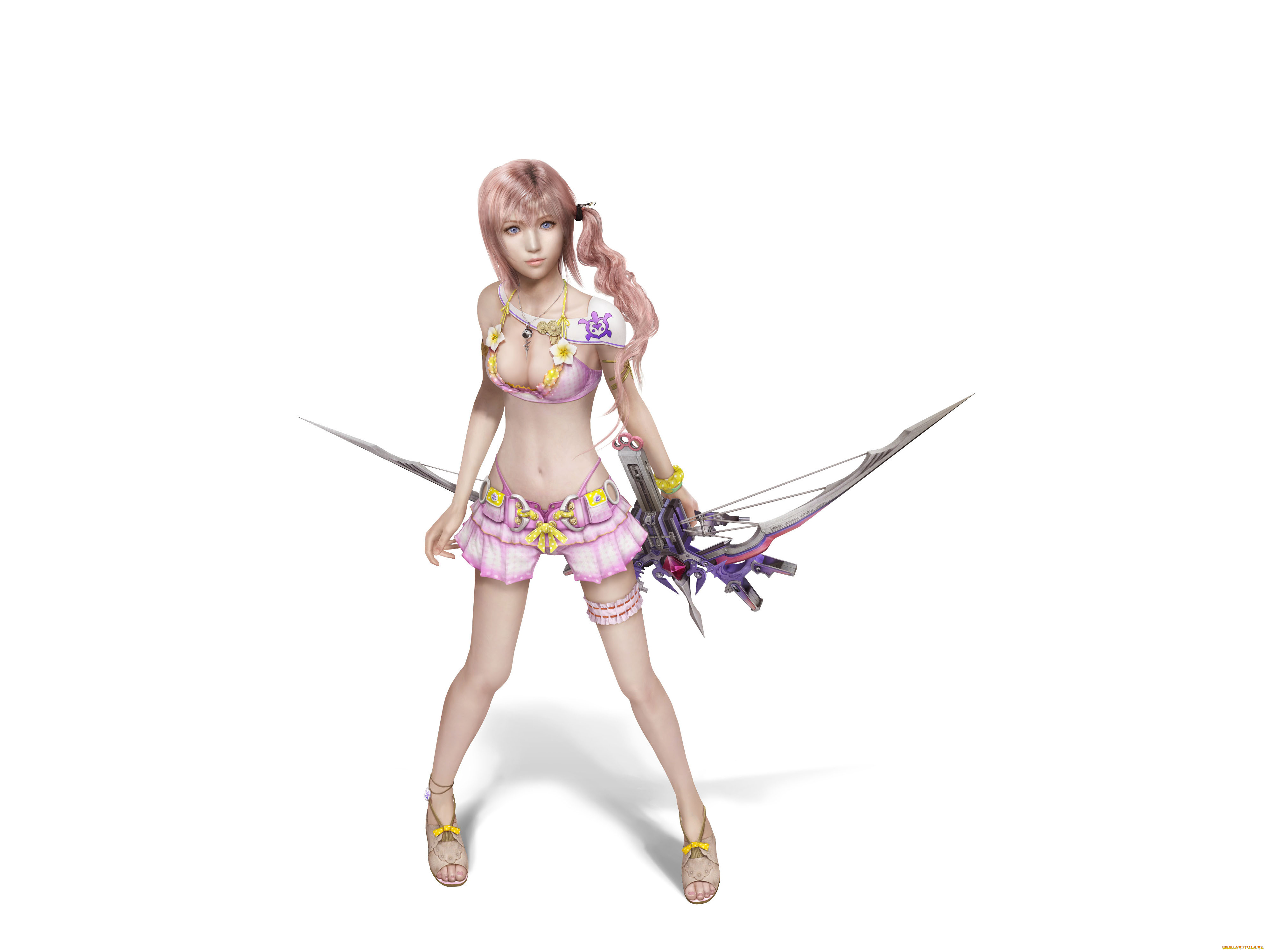 3д, графика, люди, , people, фон, взгляд, лук, девушка