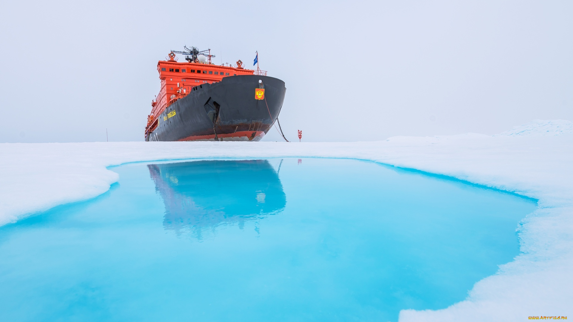 корабли, ледоколы, ледокол, атомный, лед, арктика, океан