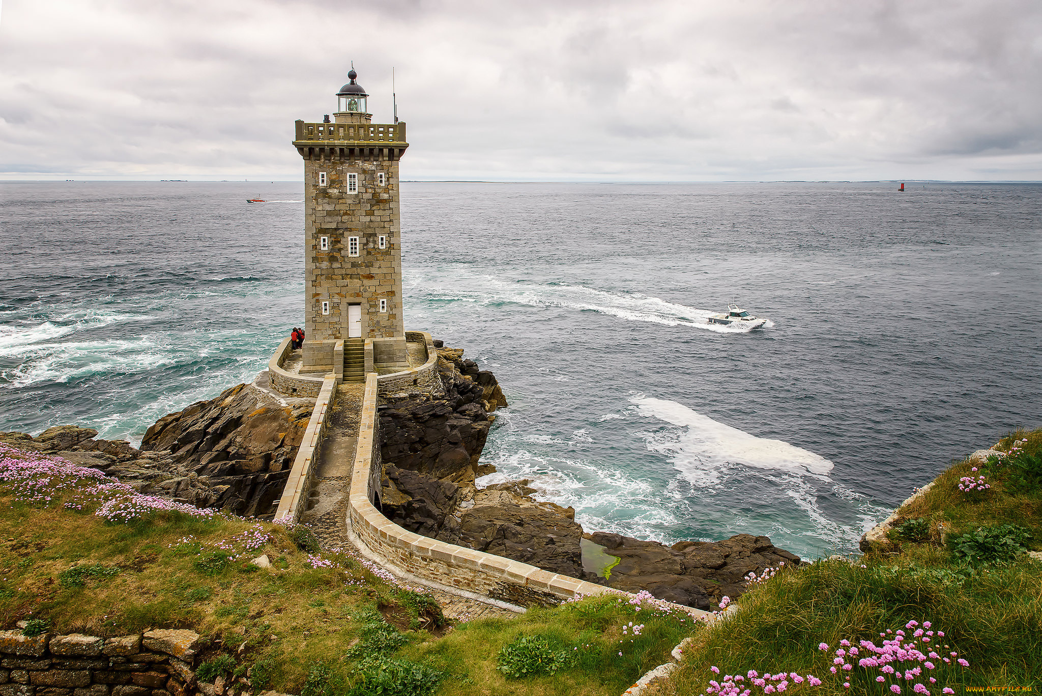 природа, маяки, побережье, маяк