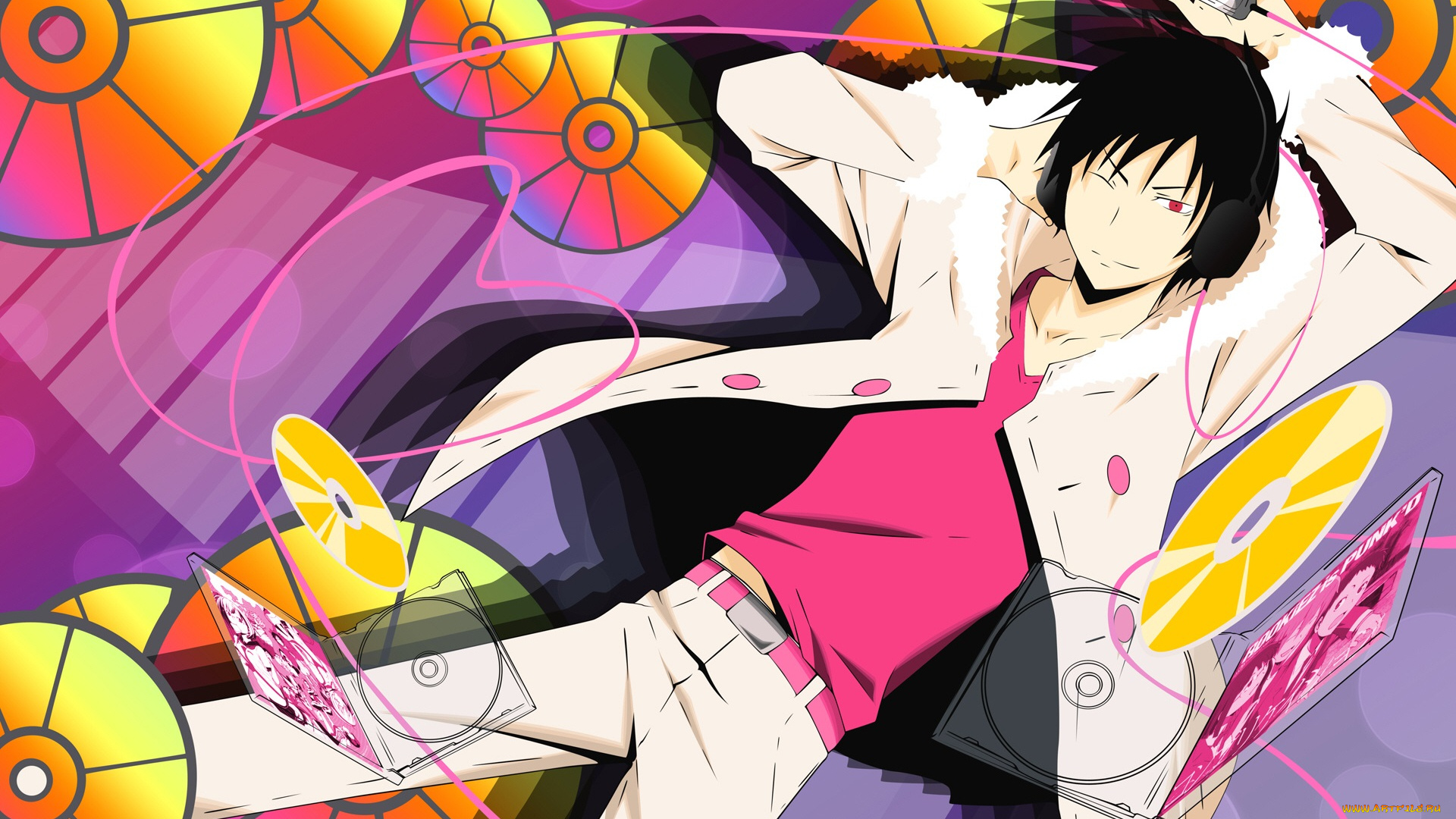 аниме, durarara, парень