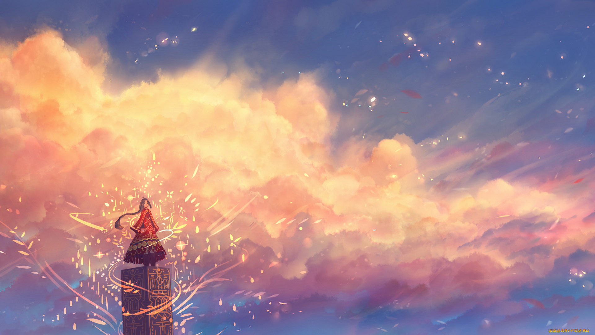 аниме, магия, , колдовство, , halloween, девушка