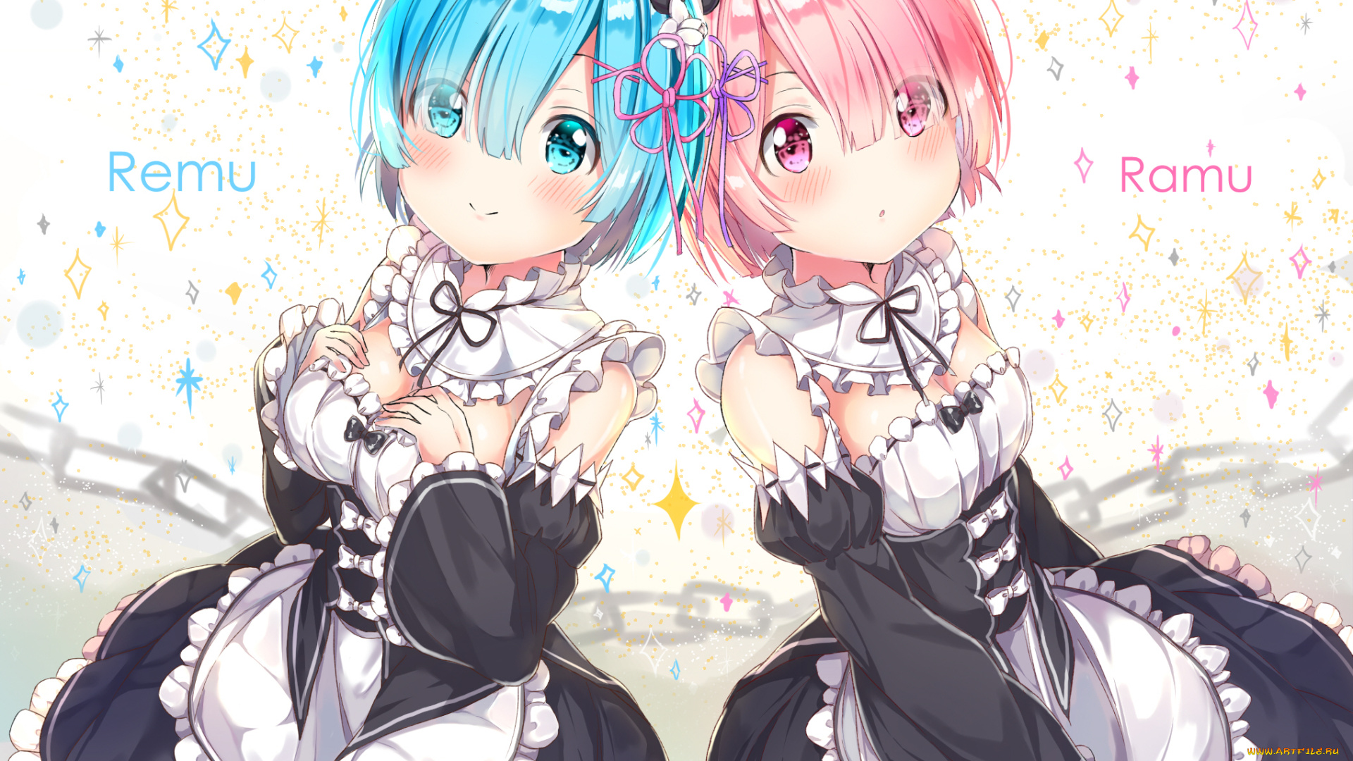 аниме, re, , zero, kara, hajimeru, isekai, seikatsu, девушки