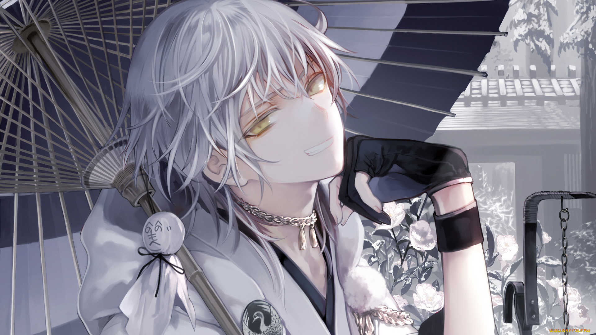 аниме, touken, ranbu, танец, мечей