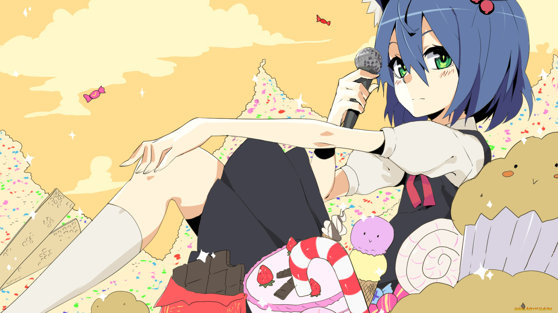 аниме, utau, девушка