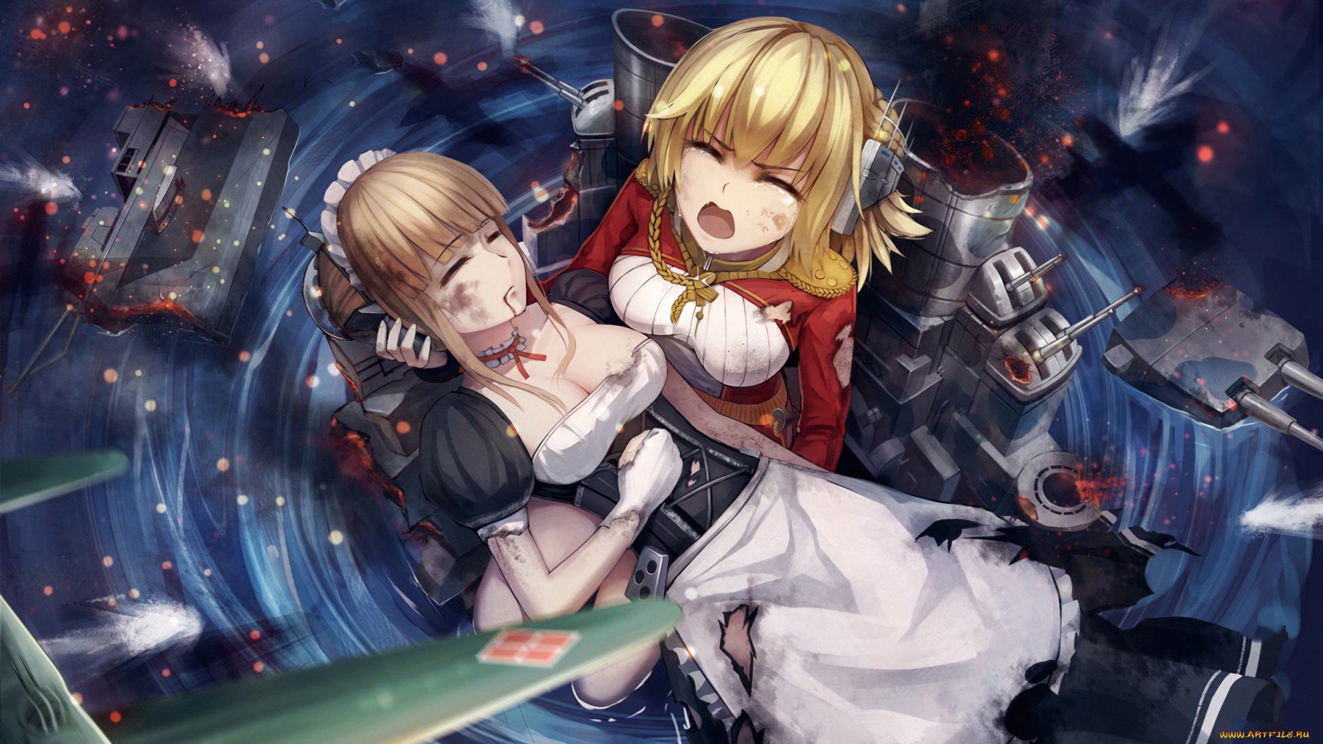 аниме, zhan, jian, shao, nyu, девушки