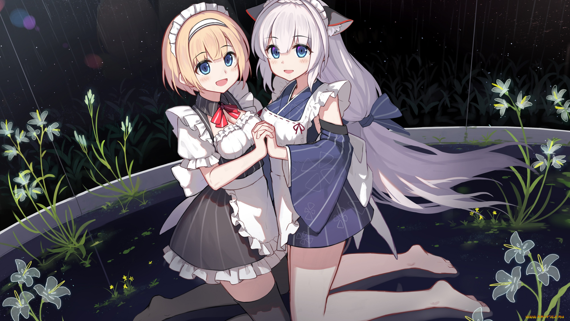 аниме, zhan, jian, shao, nyu, девушки