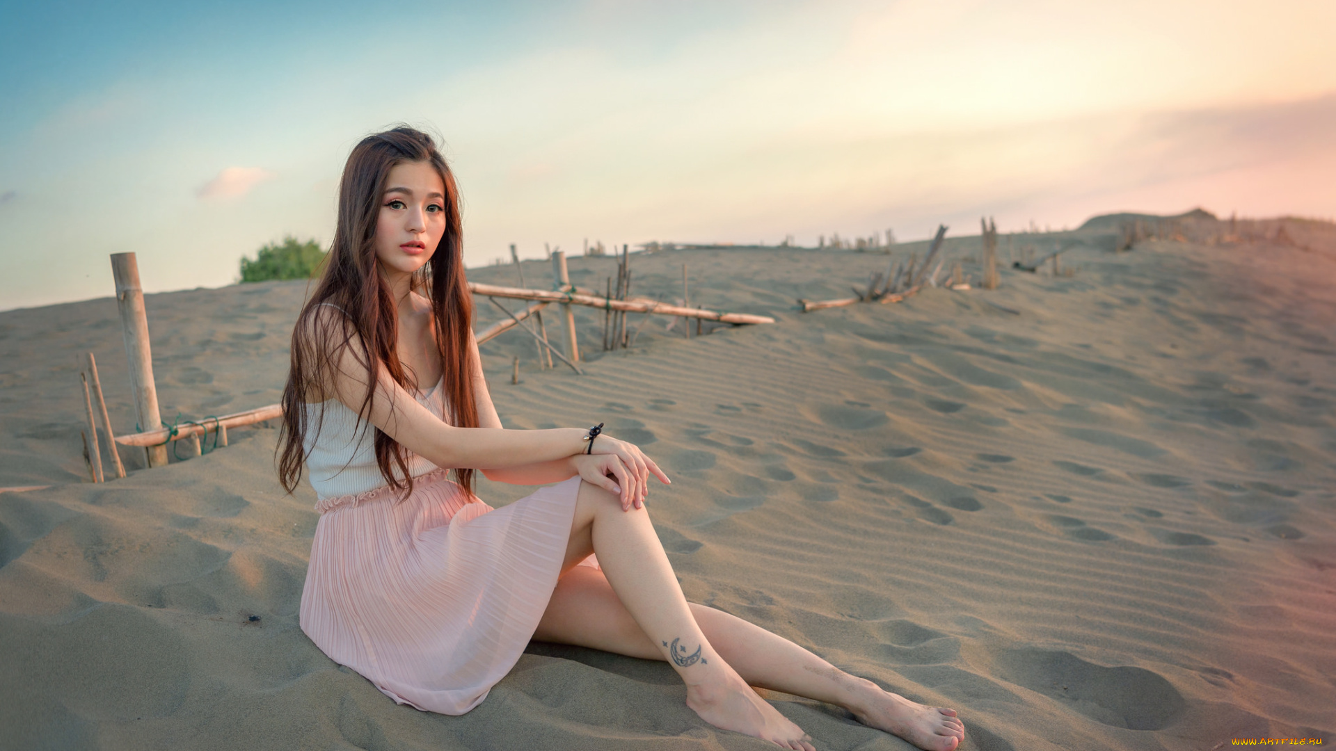 девушки, -unsort, , азиатки, фон, взгляд, девушка