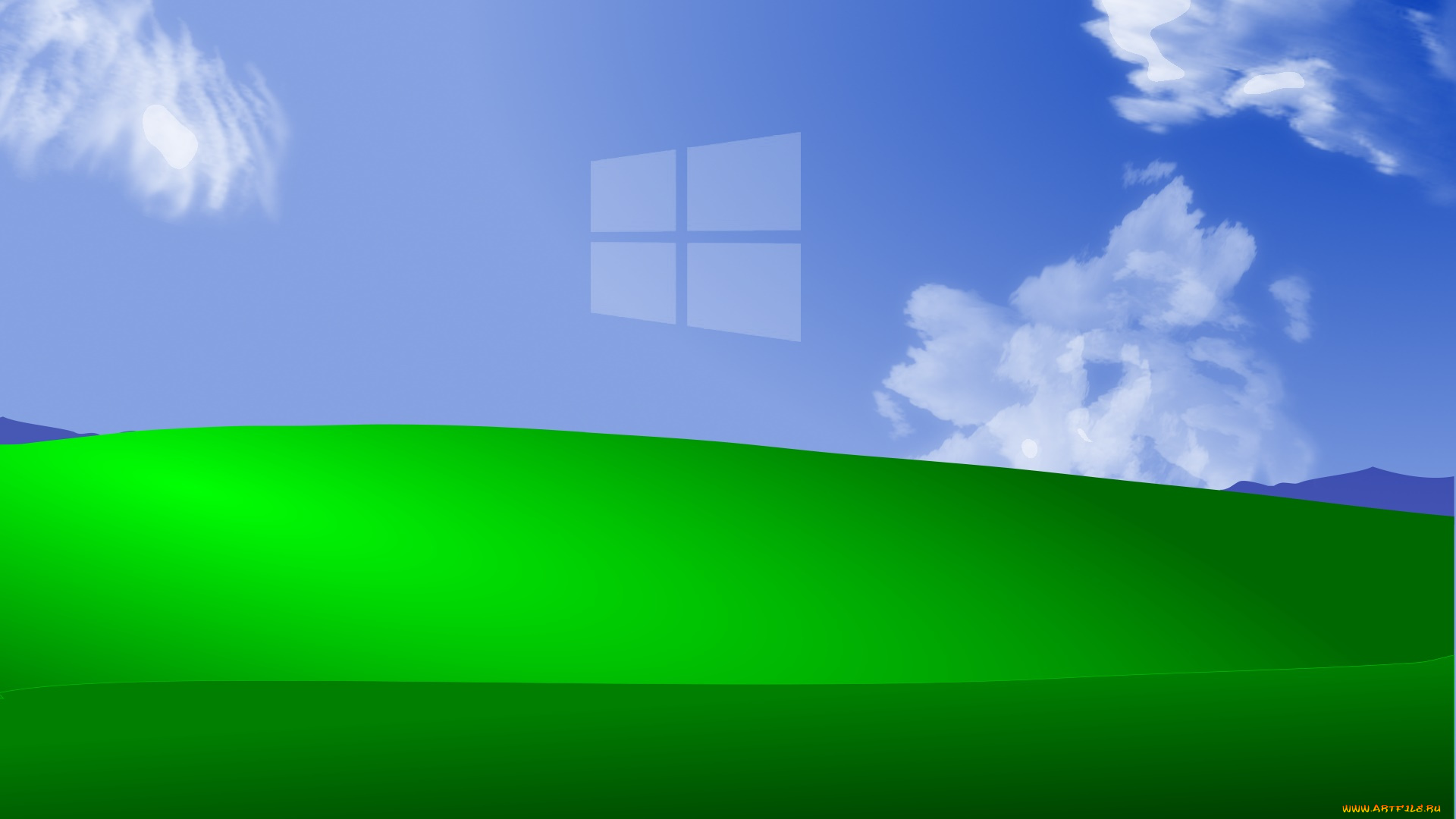 компьютеры, windows, , 10, фон, логотип