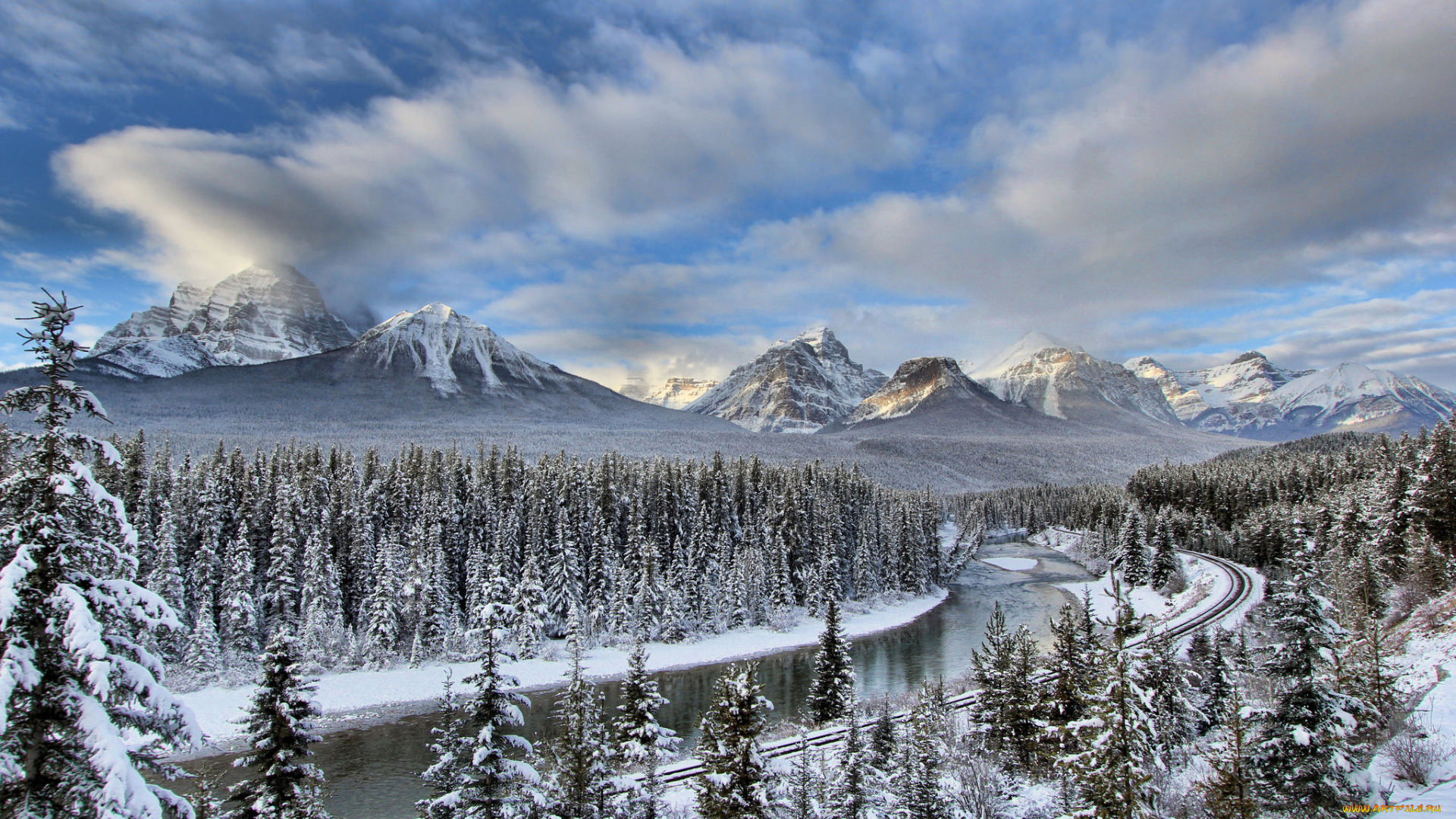 природа, горы, простор