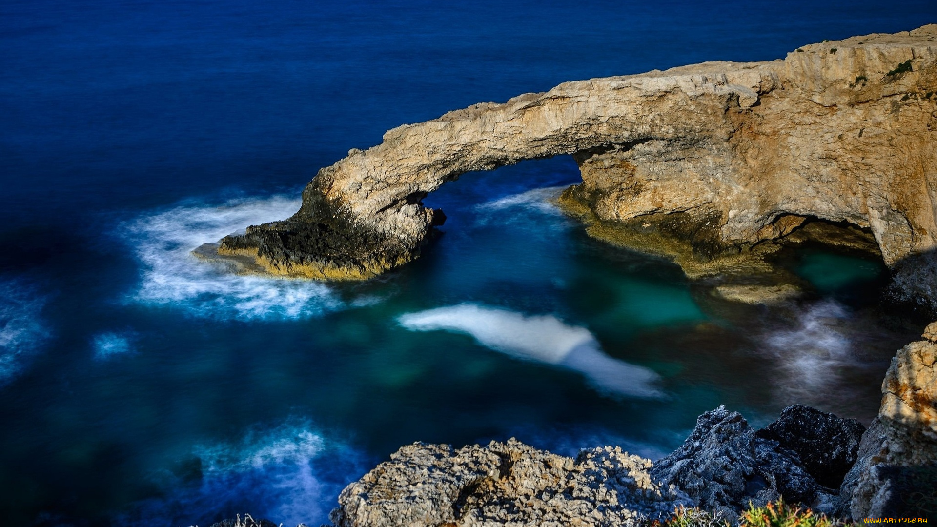 природа, побережье, скалы, море