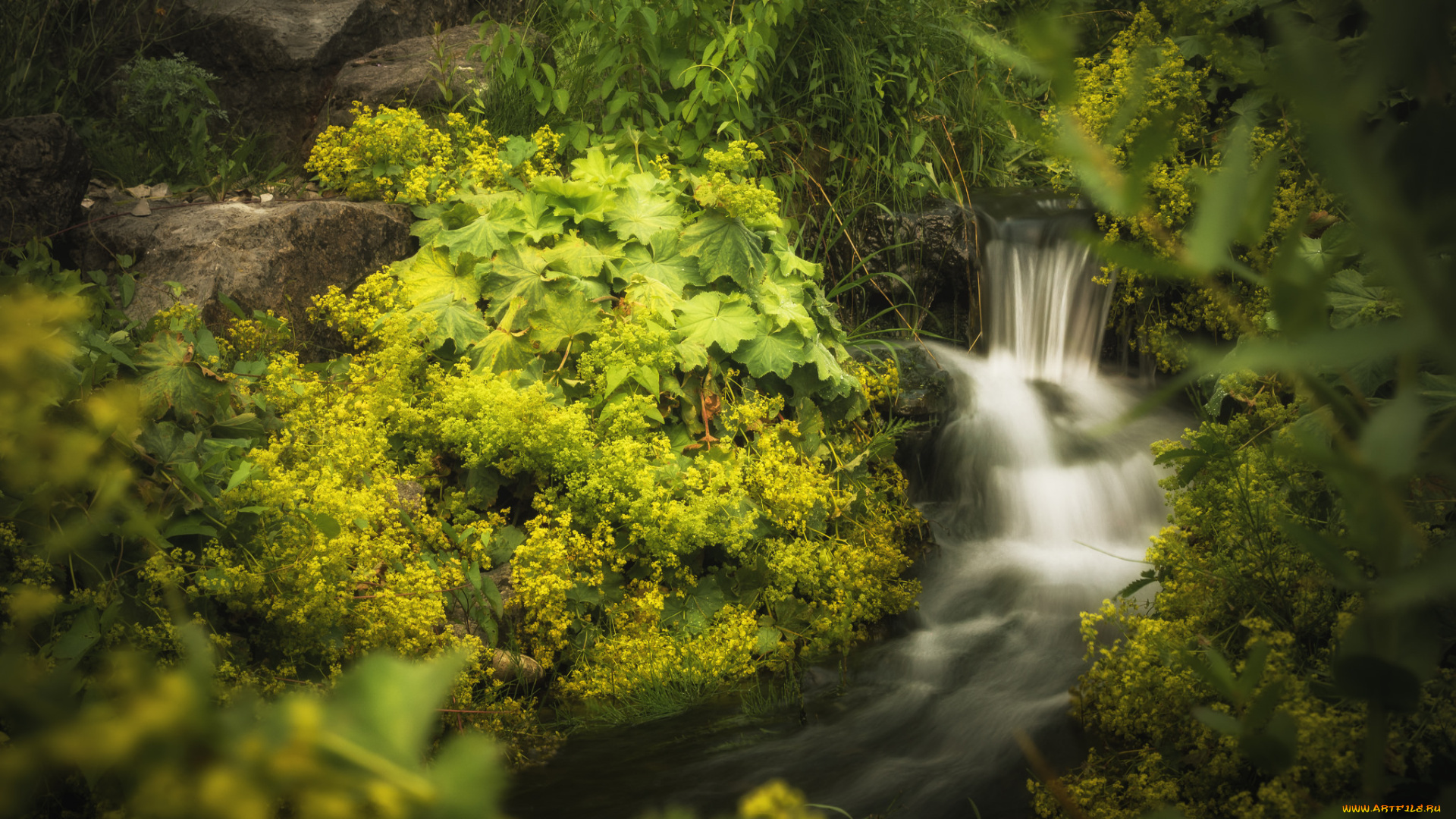 природа, водопады, простор