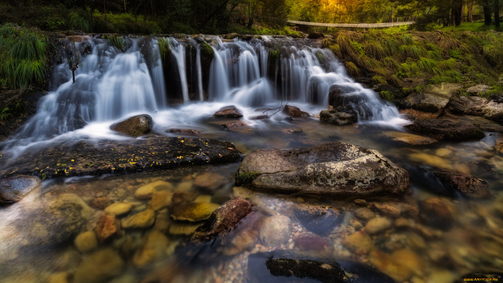 природа, водопады, простор