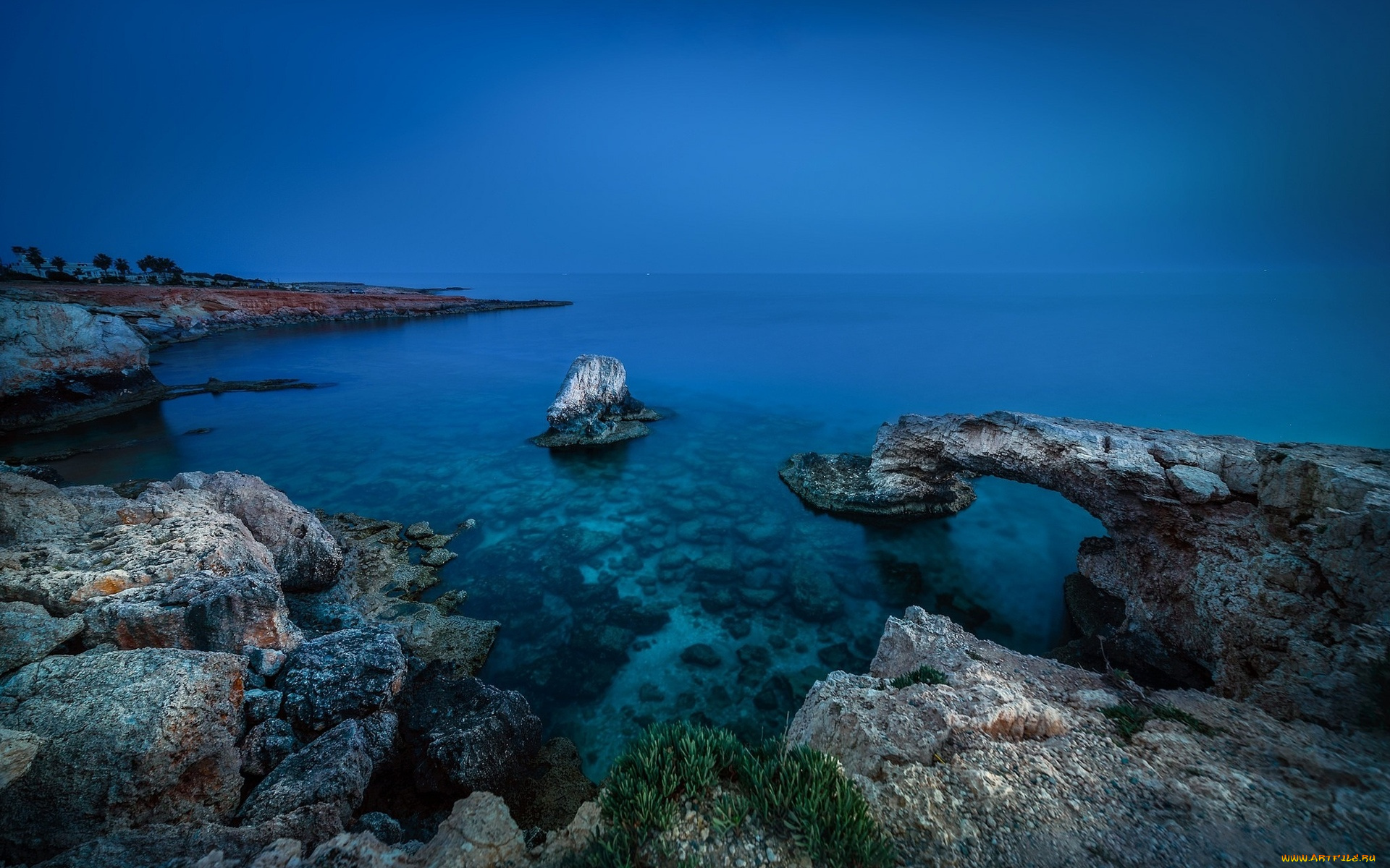 природа, побережье, море, скалы