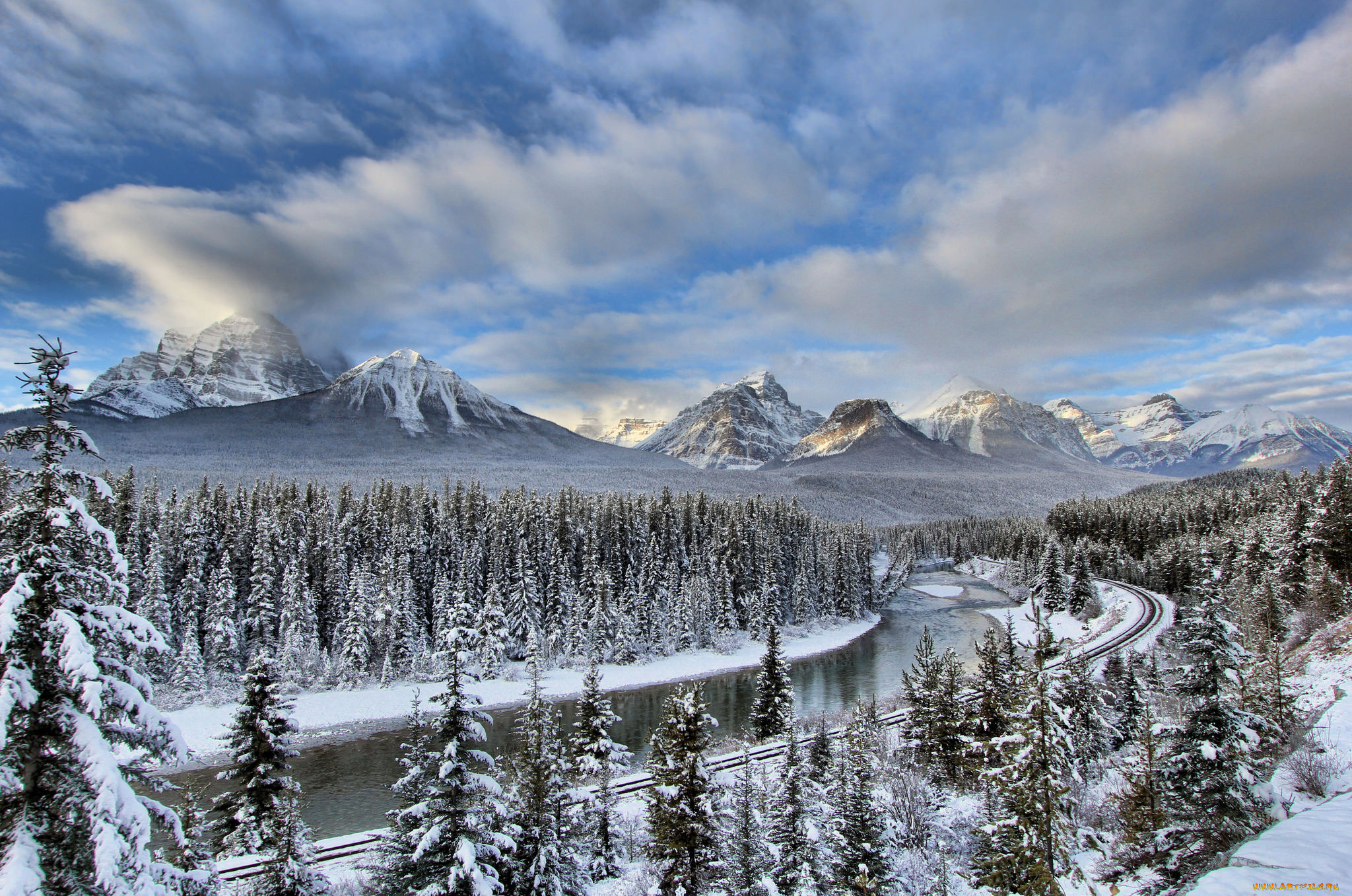 природа, горы, простор