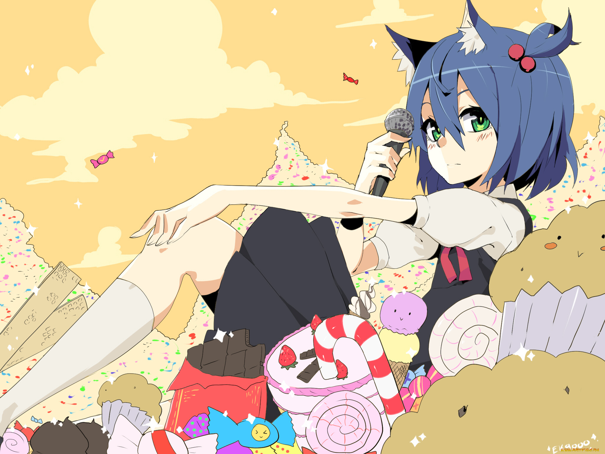 аниме, utau, девушка