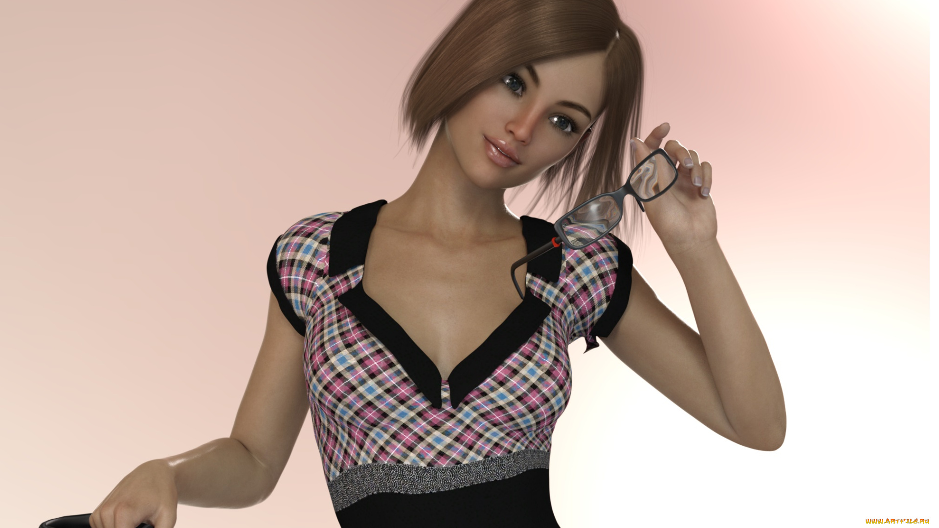 3д, графика, люди, , people, взгляд, девушка, фон