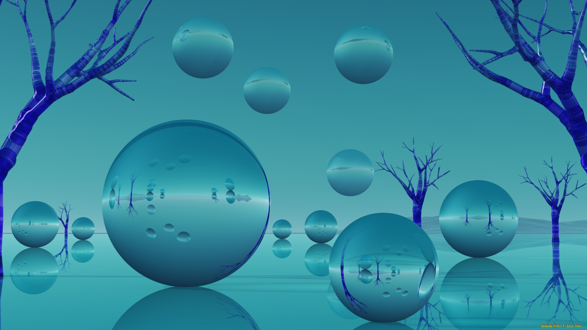 3д, графика, шары, , balls, фон, шары