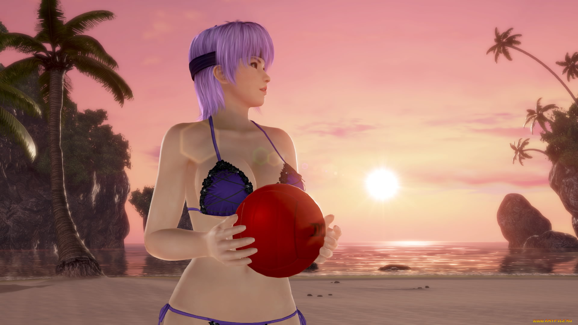 3д, графика, спорт, , sport, фон, мяч, девушка, взгляд