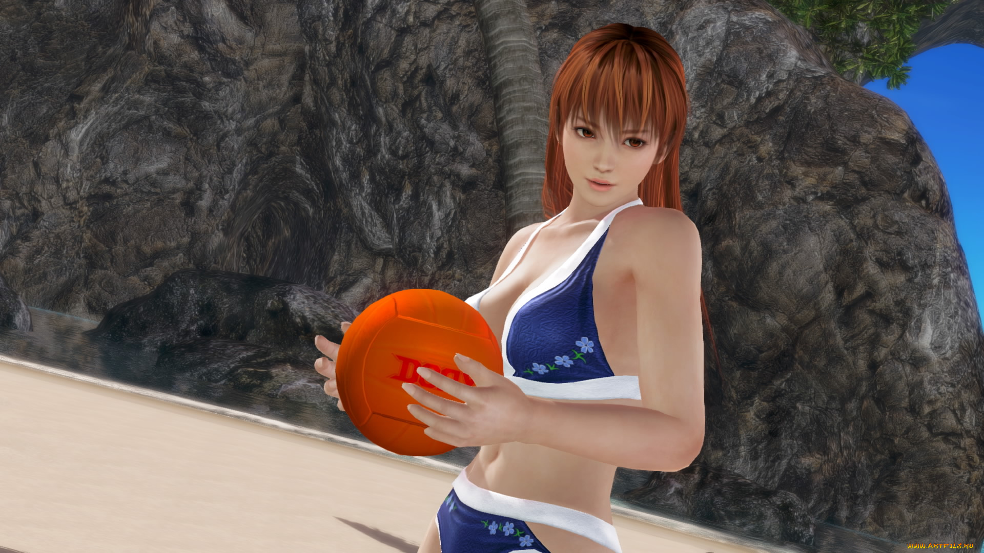 3д, графика, спорт, , sport, мяч, фон, взгляд, девушка