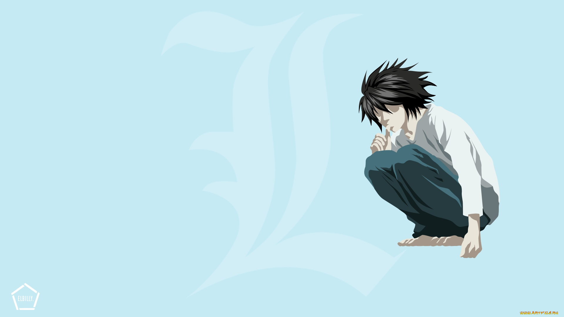 аниме, death, note, персонаж