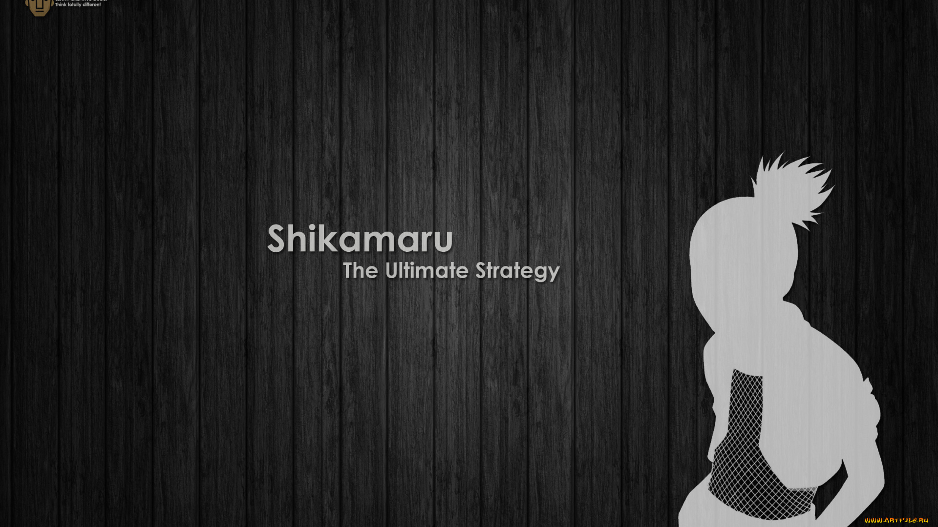 аниме, naruto, силуэт, тень, нара, шикамару