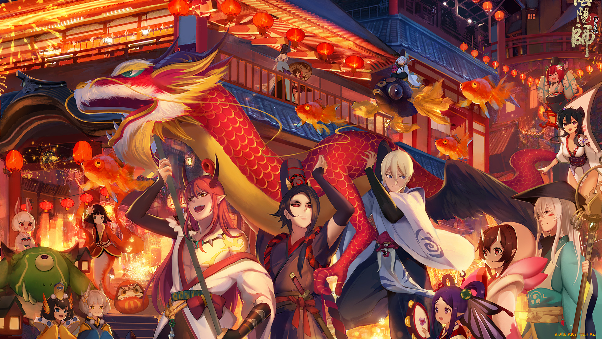 аниме, onmyouji, онмёджи