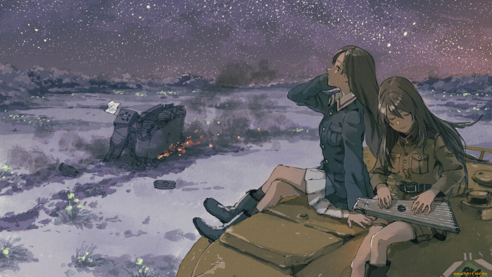 аниме, оружие, , техника, , технологии, живопись