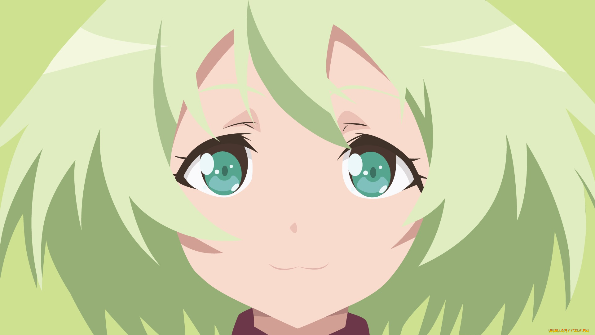 аниме, unknown, , другое, , девушка, взгляд, фон