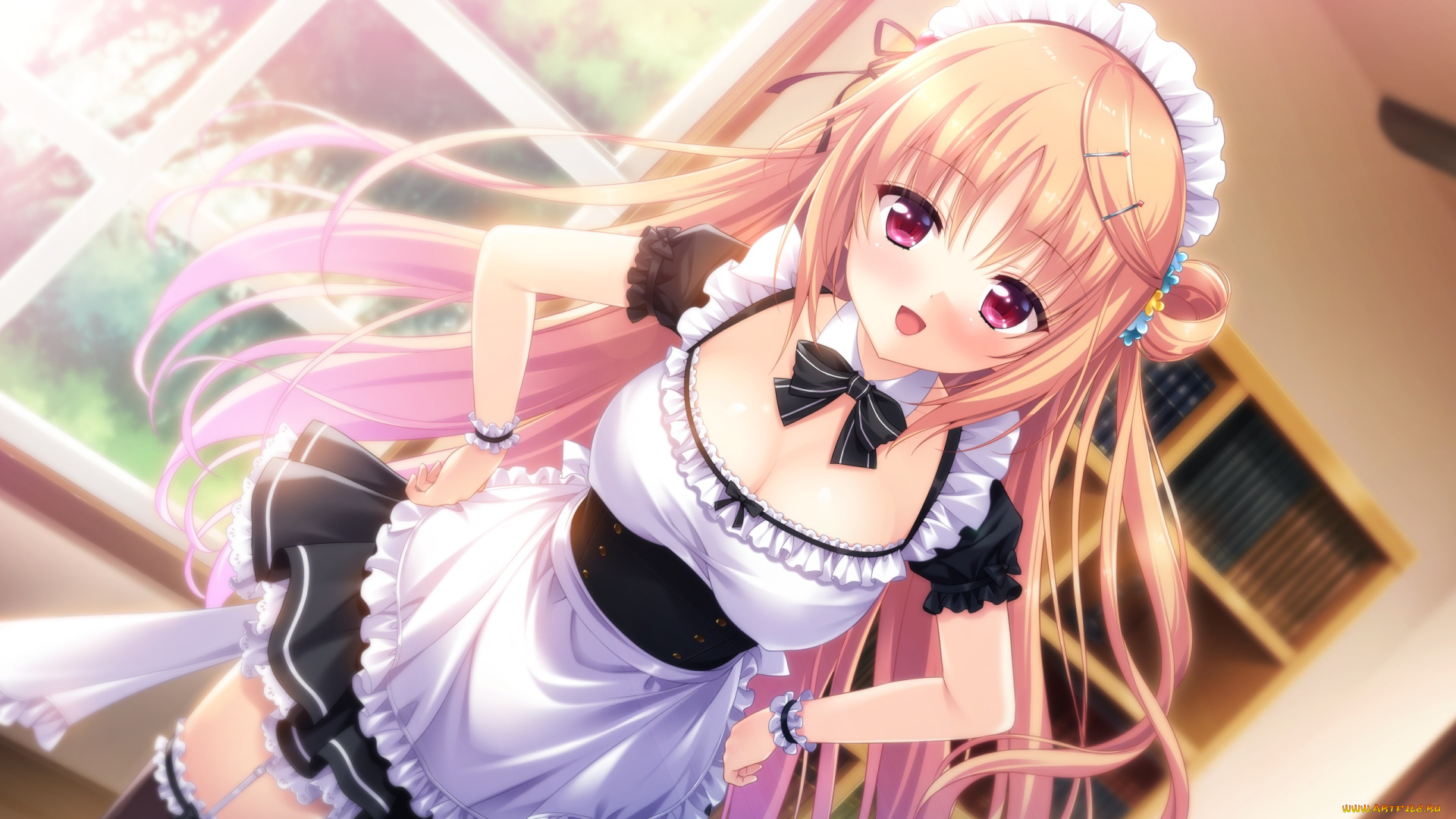 аниме, unknown, , другое, , взгляд, фон, девушка