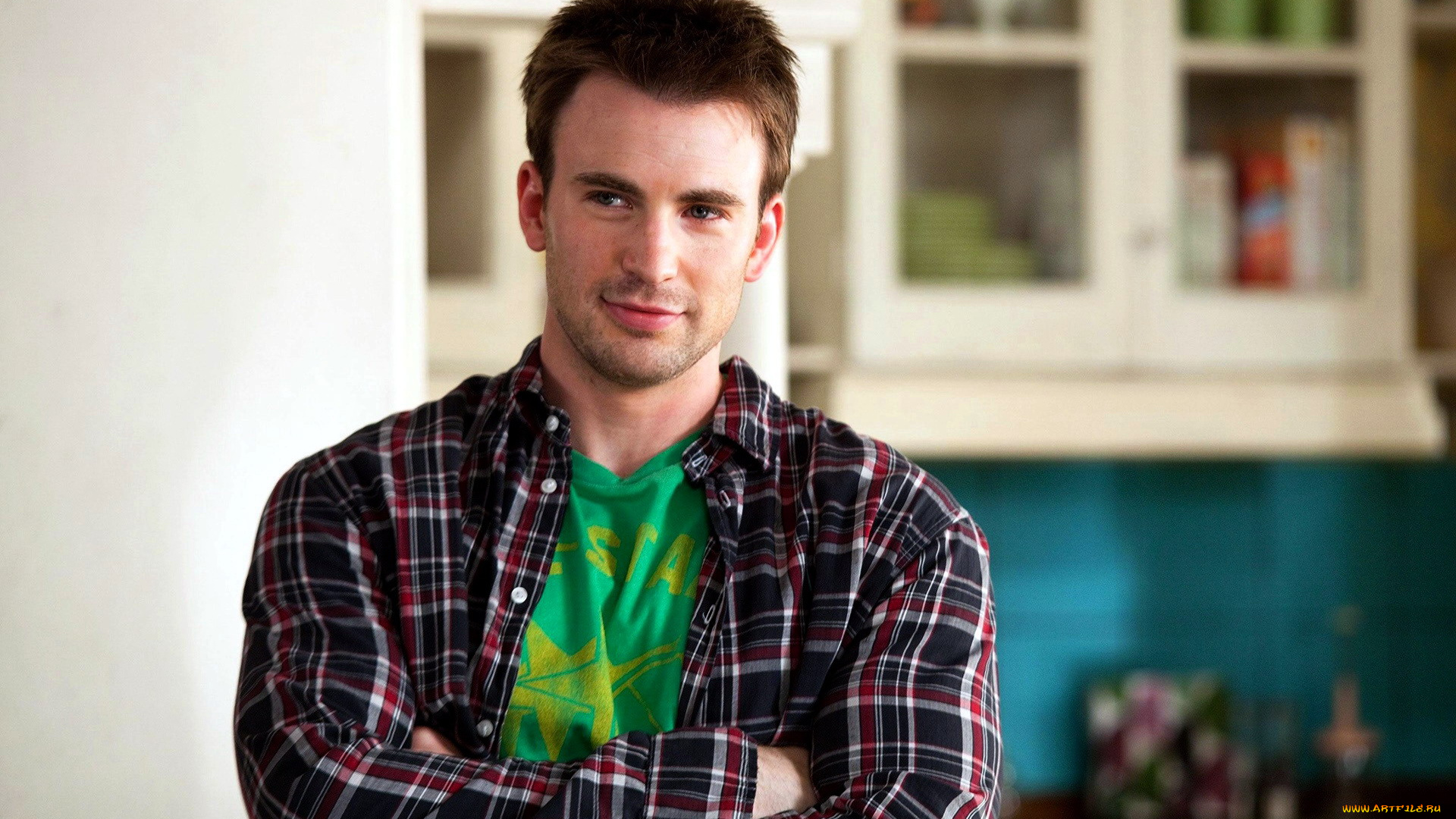 мужчины, chris, evans, поза