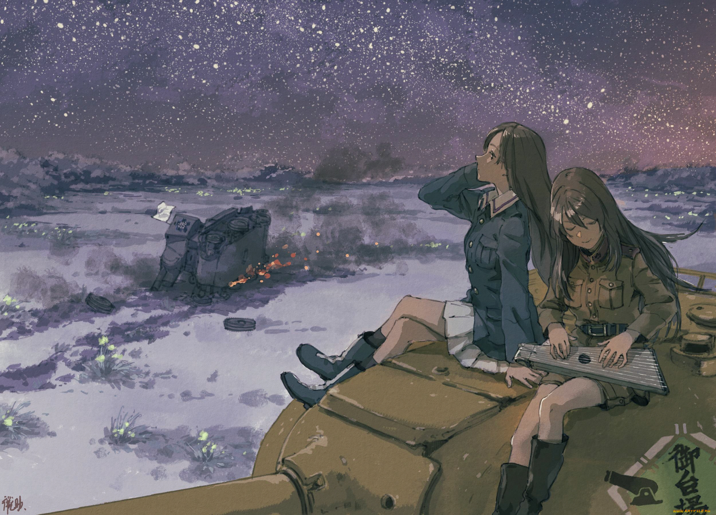 аниме, оружие, , техника, , технологии, живопись