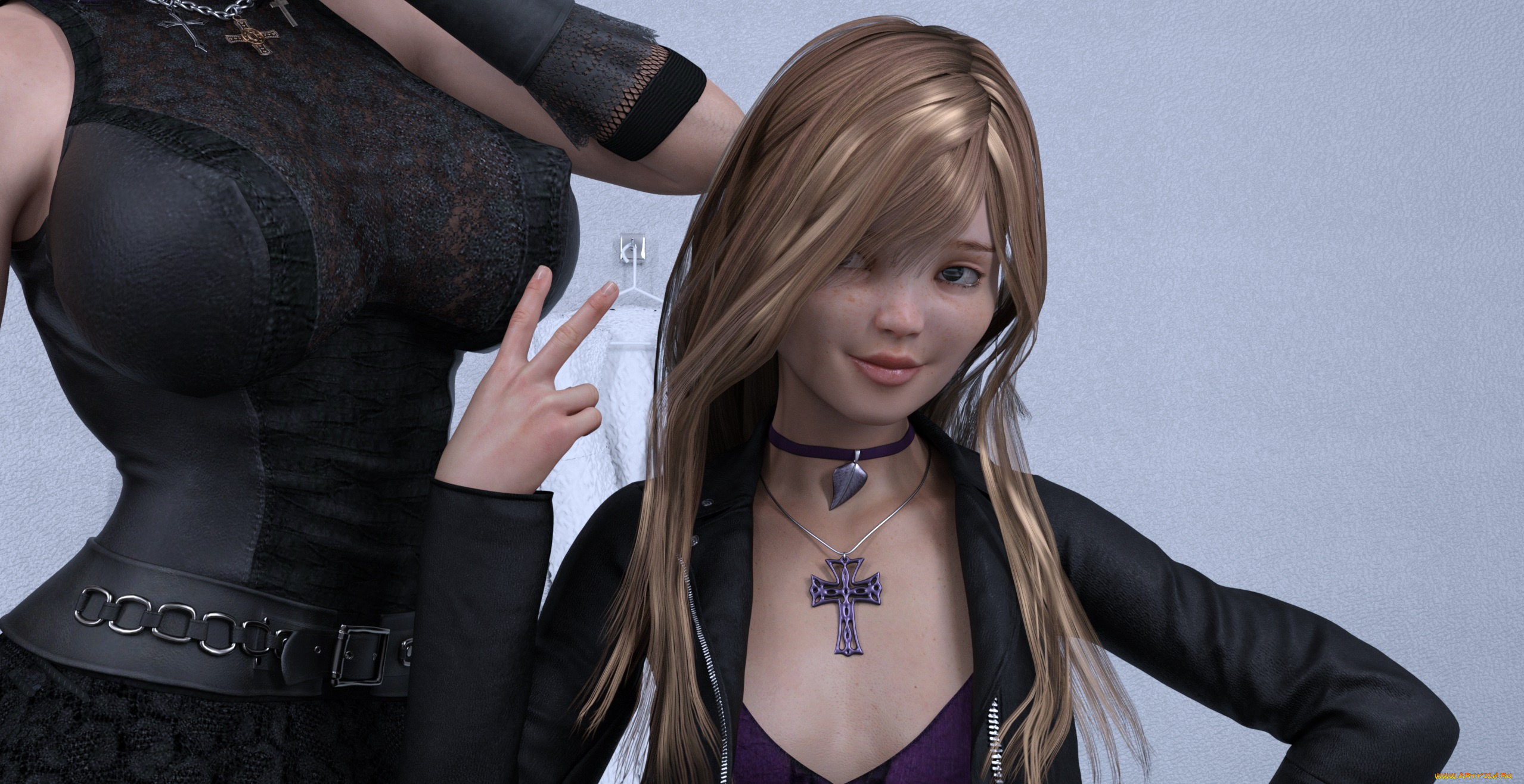 3д, графика, люди, , people, фон, девушка, взгляд