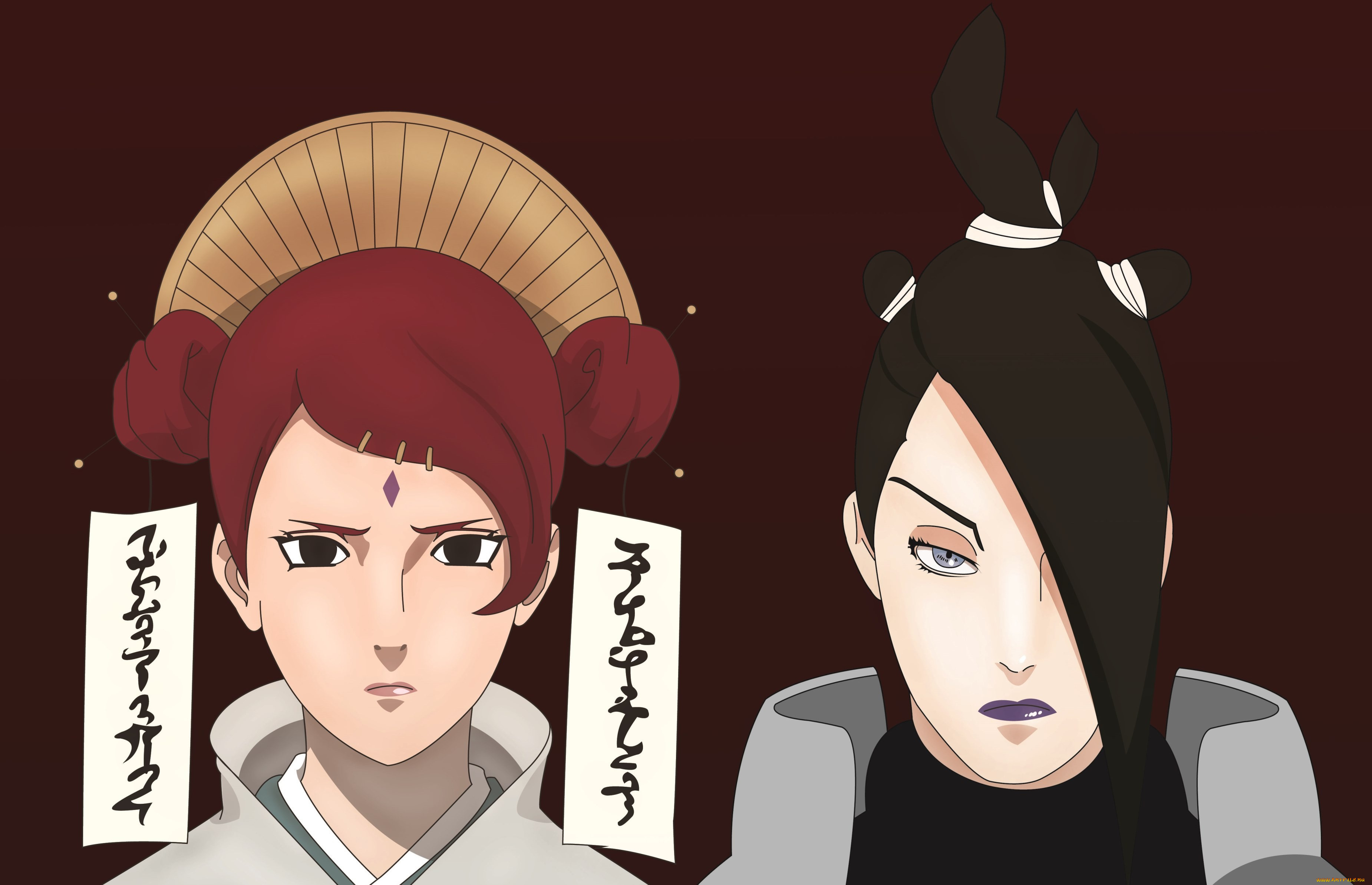 аниме, naruto, лица, мито, узумаки, девушки