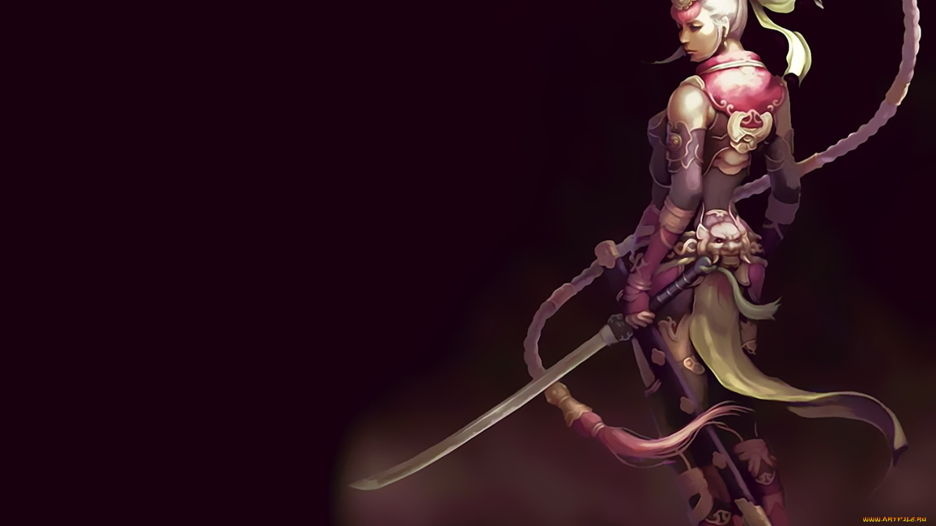 календари, фэнтези, 2019, оружие, calendar, девушка, профиль