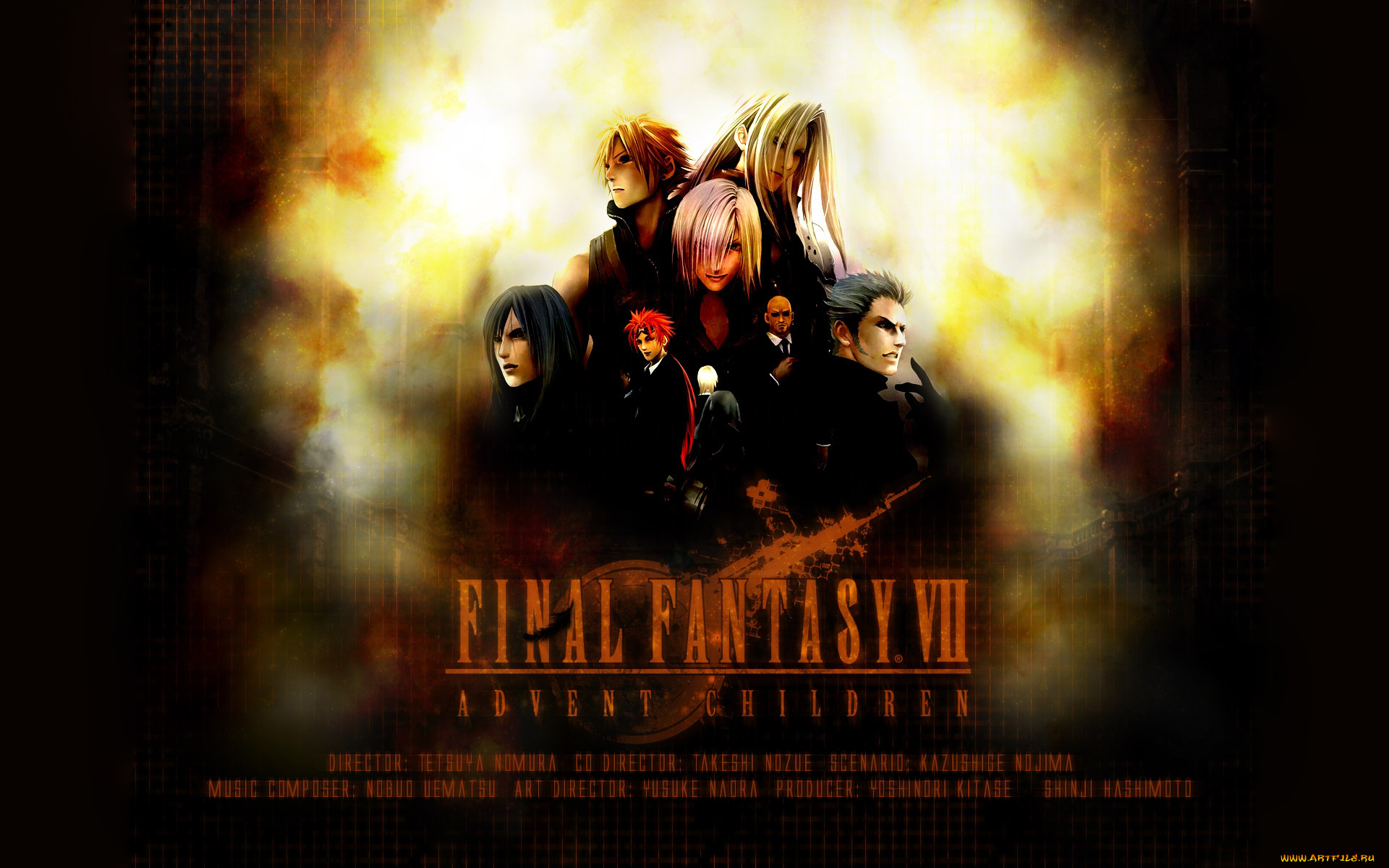 видео, игры, final, fantasy, vii, , advent, children, персонажи