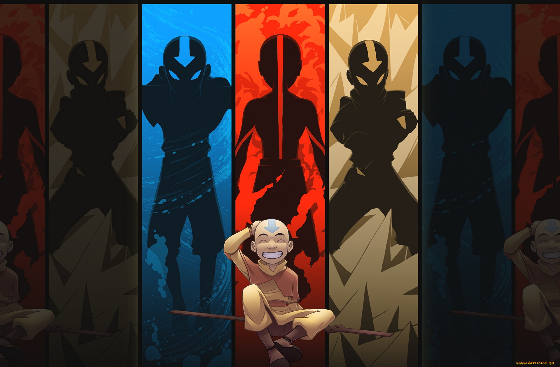 мультфильмы, avatar, aang, air, nomad, аанг, маг, воздуха, аватар